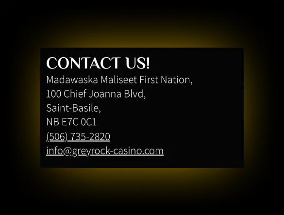 Grey Rock Casino Support